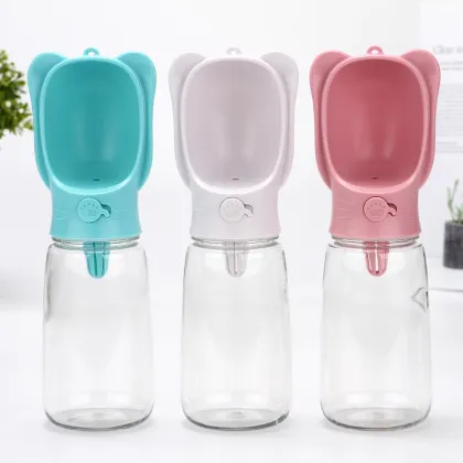 Factory Direct Plastic Dog Travel Water Bottle: Portable & Convenient Pet Supplies for Dogs