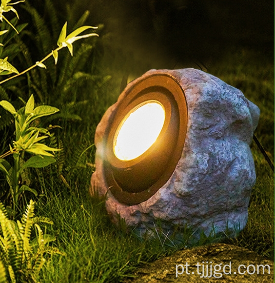 Spotlight de forma de pedra simulada