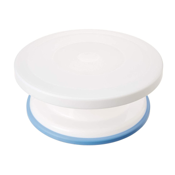 11\" Revolving Cake Stand - Rotating Cake Turntable with Non-Slip Rubber Base