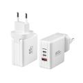 PD 65W 3-Port USBC Quick Charging Wall Charger