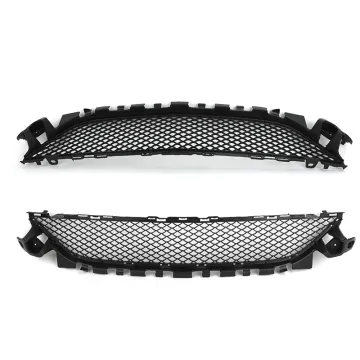 Textured Black Plastic Front Bumper Lower Grille for Mercedes Benz W205/A205/C205/S205/C400/C450/C43 AMG