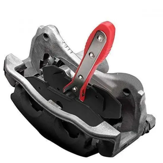 Brake Caliper Press Car Ratchet Brake Piston Caliper Spreader Tool Stainless Steel Press Twin Quad Separator Pad Disc Repair Kit