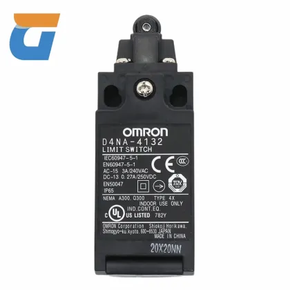 Original Hitachi Elevator Components: Omron D4NA-4132 Tensioner Wheel Switch and Buffer Switch