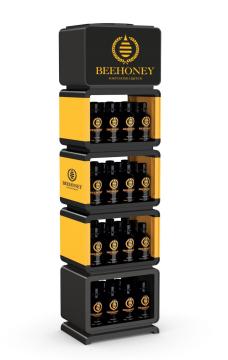 Fashion Customized Drink Bottle Display Rack