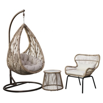 High Quality Outdoor Rattan Egg Chair - Wicker Patio Swing Chairs