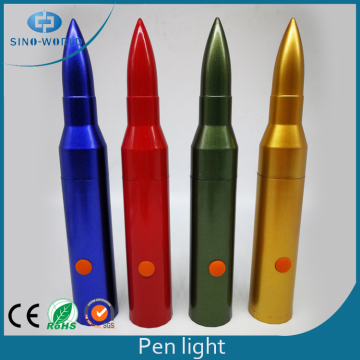 3W COB LED 3AAA Battery Pen Light