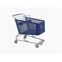American Plastic Basket Supermarket Shopping Cart