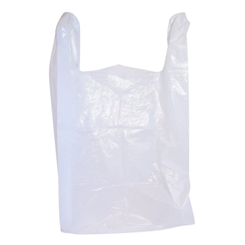 Clear Poly Thank You Supermarket Grocery T Shirt Plastic Shopping Bag