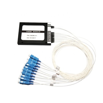Compact 4/8/16 قناة الألياف الضوئية SC Mux Demux Module WDM CWDM Flitter