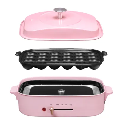 OEM Morphy Richards Electric Grill - 4L Pot, Non-Stick Coating for Family Barbecue