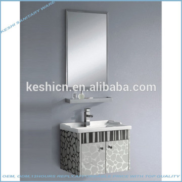 KS-367 stainless steel hanging bathroom wall cabinets