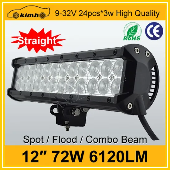 Wholesales car accessory 72w led tractor light bar