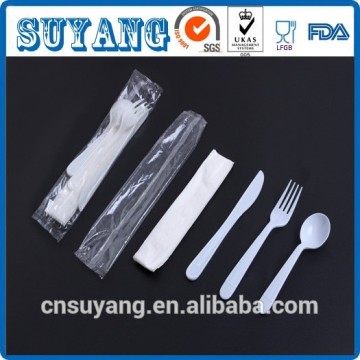 2016 Disposable Camping Plastic cutlery Kit