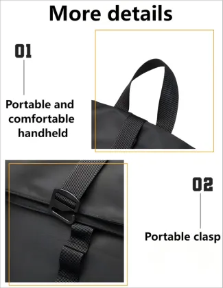 Waterproof Roll-Top Laptop Backpack