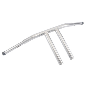 Motorcycle T Bar Handlebars Solid Steel 12\" & 14\" for Harley 1996-2017 Models