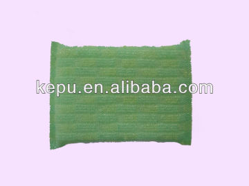 microfiber cloth colorful kitchen cleaning sponge (KP-079)