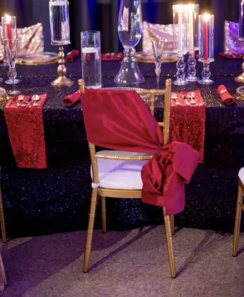 High Quality Wedding Decoration Metal Tiffany Gold Chiavari Chairs