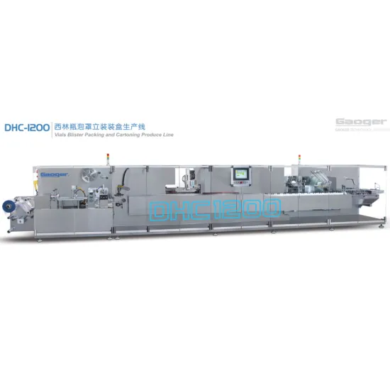 Automatic Vials Blister Packing and Cartoning Line