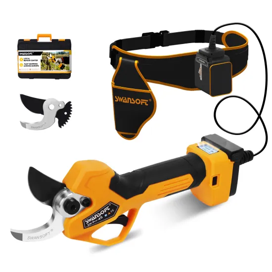 SWANSOFT 45mm Cordless Battery Pruner - Direct Factory Supply Professional Electric Shears