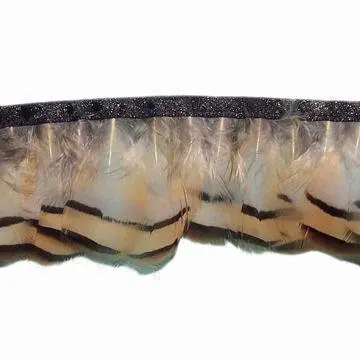 Pheasant Trimming, Made by 6cm Natural Color Pheasant Feather