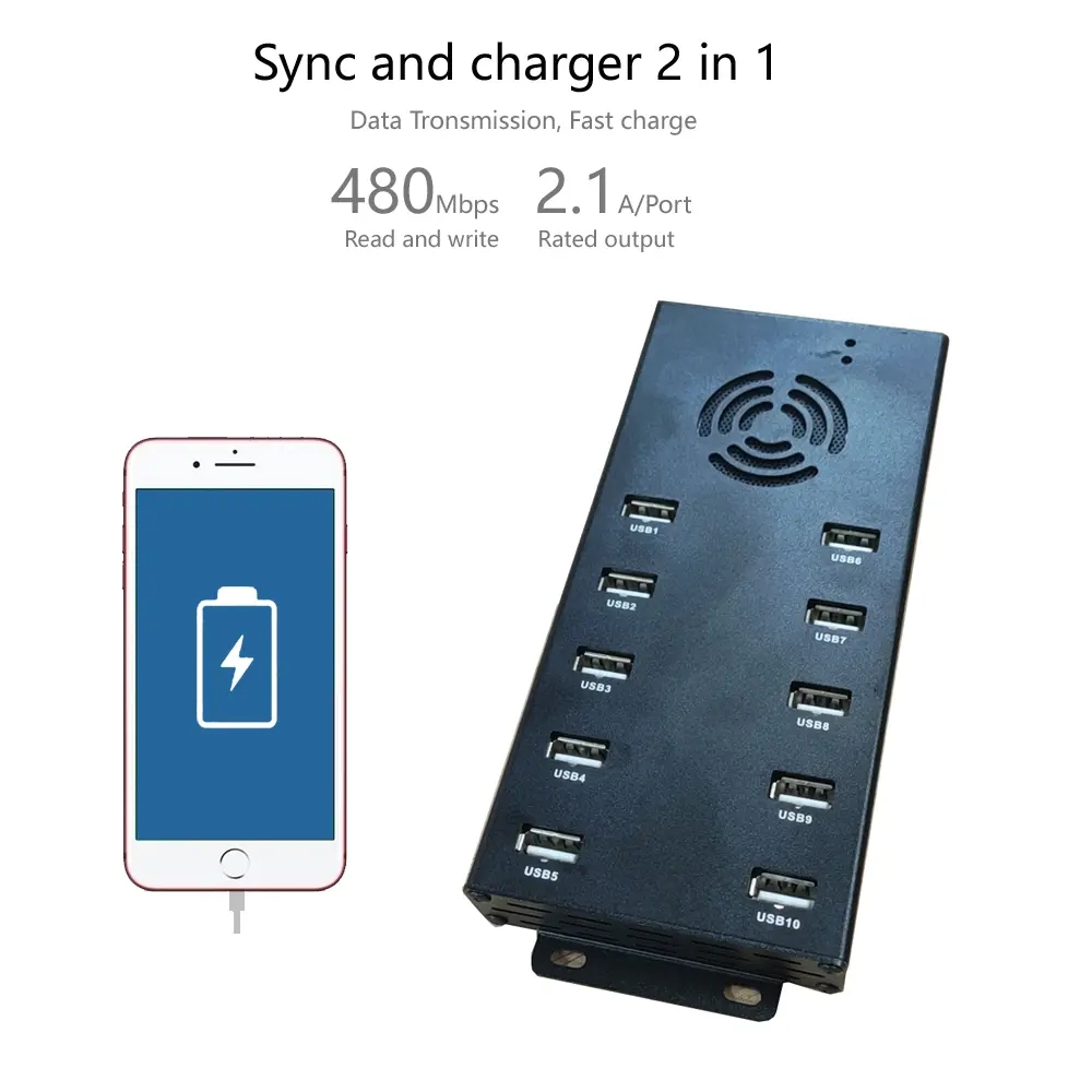 Computerzubehör USB 2 Ladezentrum