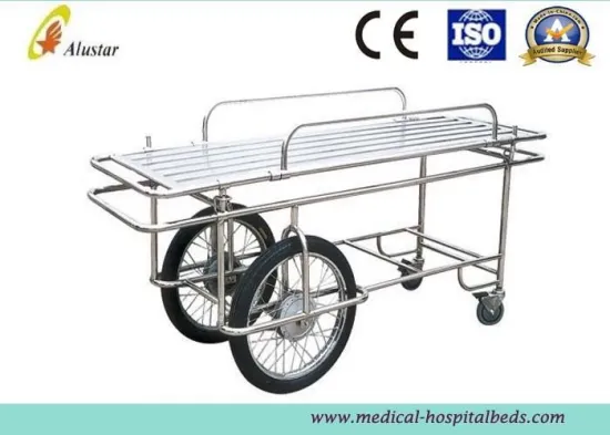 Stainless Steel Abs Emergency Ambulance Stretcher Trolley For Hospital Patient Transfer (als-st012)