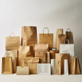 Colorful shopping hand-held paper bag