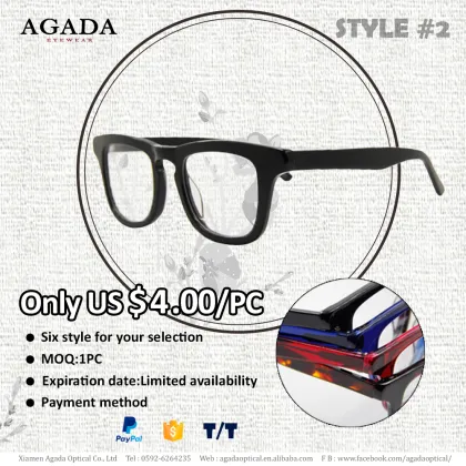 Plastic Latest Fashionable Acetate Optik Frame