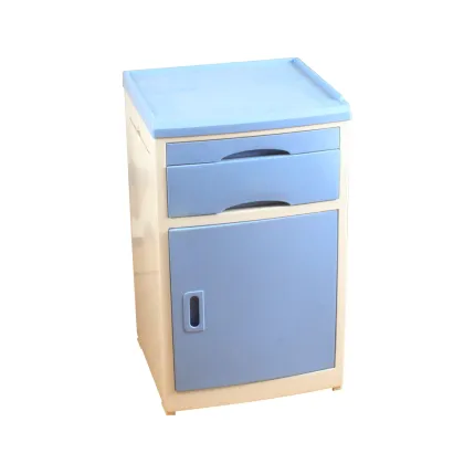 durable bedside locker ABS hospital bedside cabinet