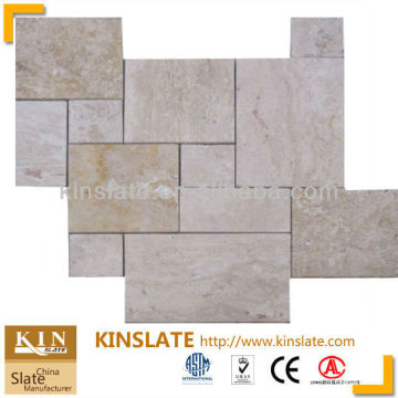 KINSLATE Quarry&Factory-S-0108 China Natural versailles pattern travertine tile