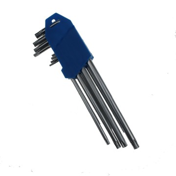9-Piece Long-Length Double-Head Torx Key Set: Comprehensive Tool Kit for Various Applications