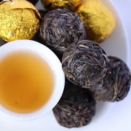 Best-Selling Yunnan High-End Craft Dragon Pearl Pu'er Tea in China