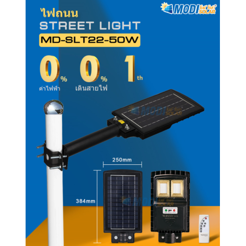 Photosensitive all-in-one solar street light