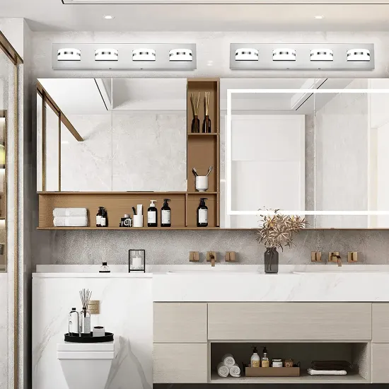 3000K 4000K 5000K Adjustable Indoor Mirror Ceiling Bathroom Wall Light Fixture - IP44