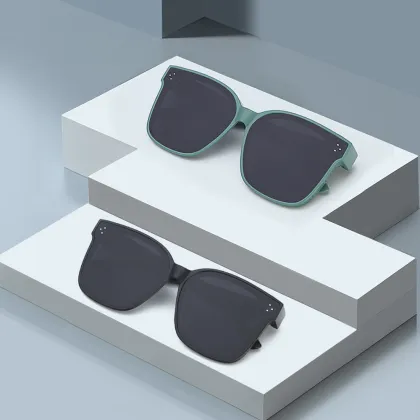 2024 High Quality Polarized Large Frame Fashion Sunglasses for Myopia Driving - Unisex Clip-on