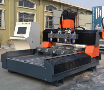 4 heads 3D Stone CNC Engraving Router Machine