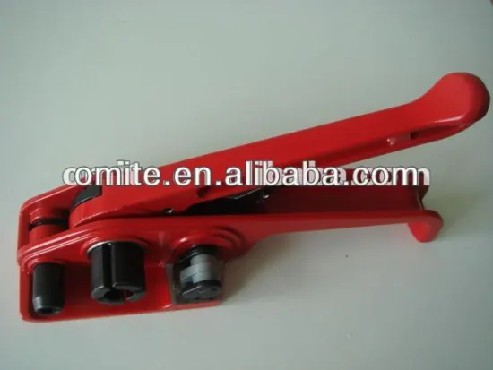 Manual tool strapping tensioner