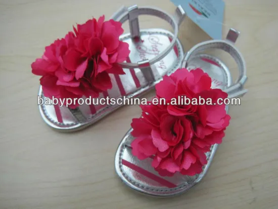Baby PU Sandals With Big Flower Model:RE2080