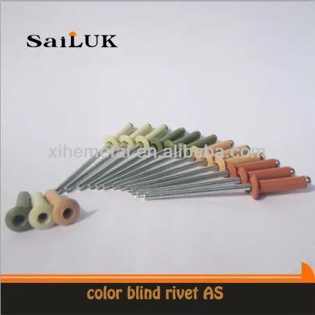 aluminum blind rivet colored pop rivet