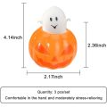 3pcs Halloween Pumpkin Squeeze Toys Ghost Stress Balls