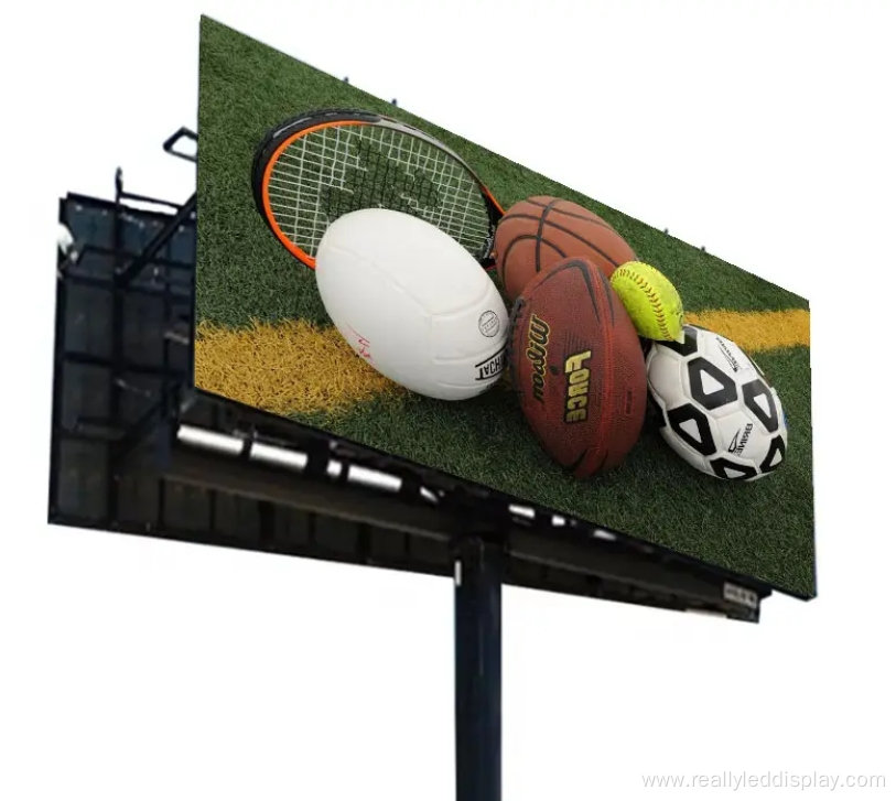 Building roof large and giant outdoor led screen