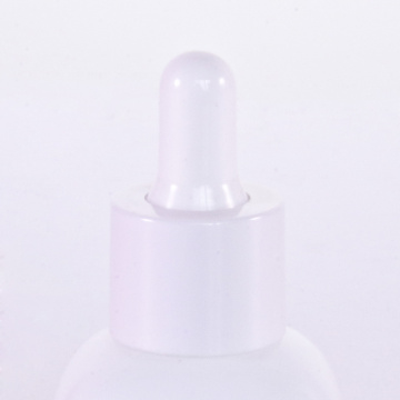 White glass special shape essential oil bottle