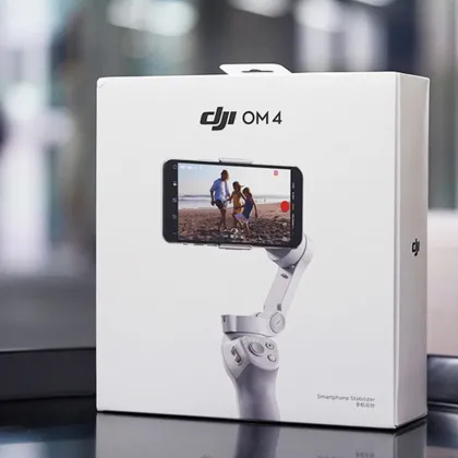 DJI OM4 Osmo Mobile 4: Foldable Handheld Phone Gimbal Stabilizer with Selfie Extension Tripod