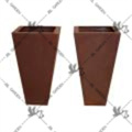 Planteur Rusty Corten Planter Decoration Pot de fleurs