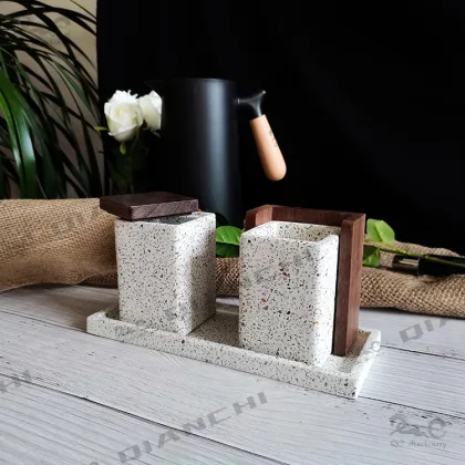 Round Metal Serving Stand with Acrylic Sweet Tray