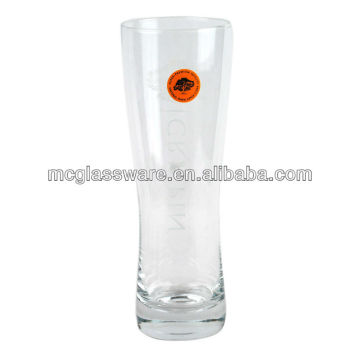 Beer glass with logo