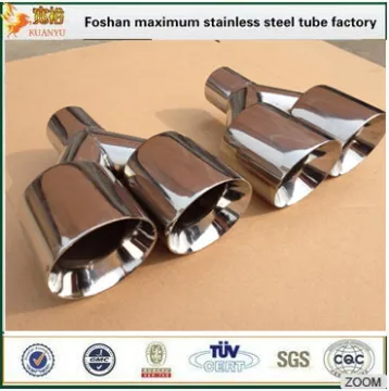 ASTM A269 409 welded stainless steel exhaust pipe