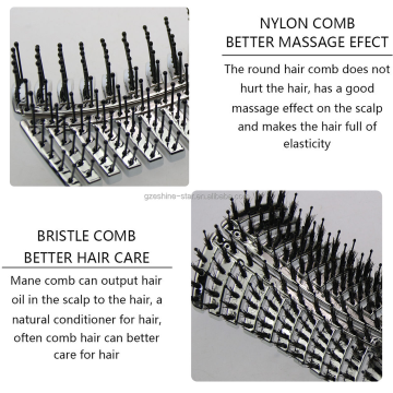 vent brush for hair Brush Ventilated Curved Detangling Long Hair Brush Factory