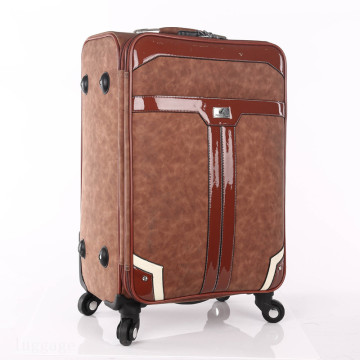 Classic vintage PU leather business travel luggage