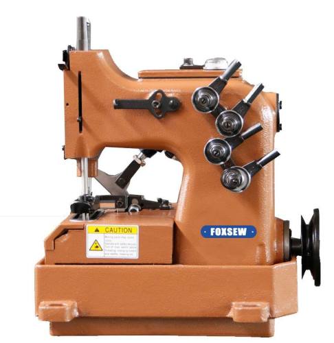 Máquina de coser de doble aguja con sistema de suministro de aceite automático